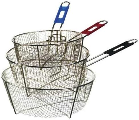 Lodge Silver Deep Fry Basket - Nickel-Plated Steel Deep Fry Basket - 11.5 Inch 10.25 Inch